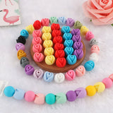 Kovict 20pcs Tulip Flowers Silicone Beads DIY Accessories