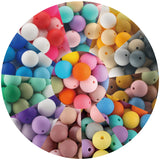 Kovict 30-100Pcs Round Silicone Beads DIY Jewelry Making