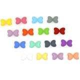 Kovict 30pcs Heart Shape Silicone Teether Beads for Baby Teething