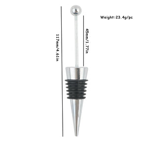 Kovict 3Pcs/Lot DIY Bead Wine Bottle Stopper Fresh-keeping Champagne Stopper