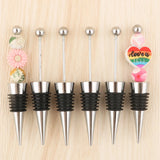 Kovict 3Pcs/Lot DIY Bead Wine Bottle Stopper Fresh-keeping Champagne Stopper