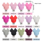 3Pcs/Lot Round Silicone Dummy Holder Clips BPA DIY Pacifier Chain