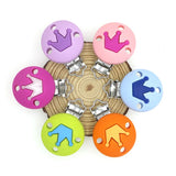 Silicone Clip Crown Pacifer Clip DIY Chain Jewelry