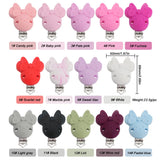 Kovict 3pcs Mouse Silicone Pacifier Clip DIY Jewelry Accessories