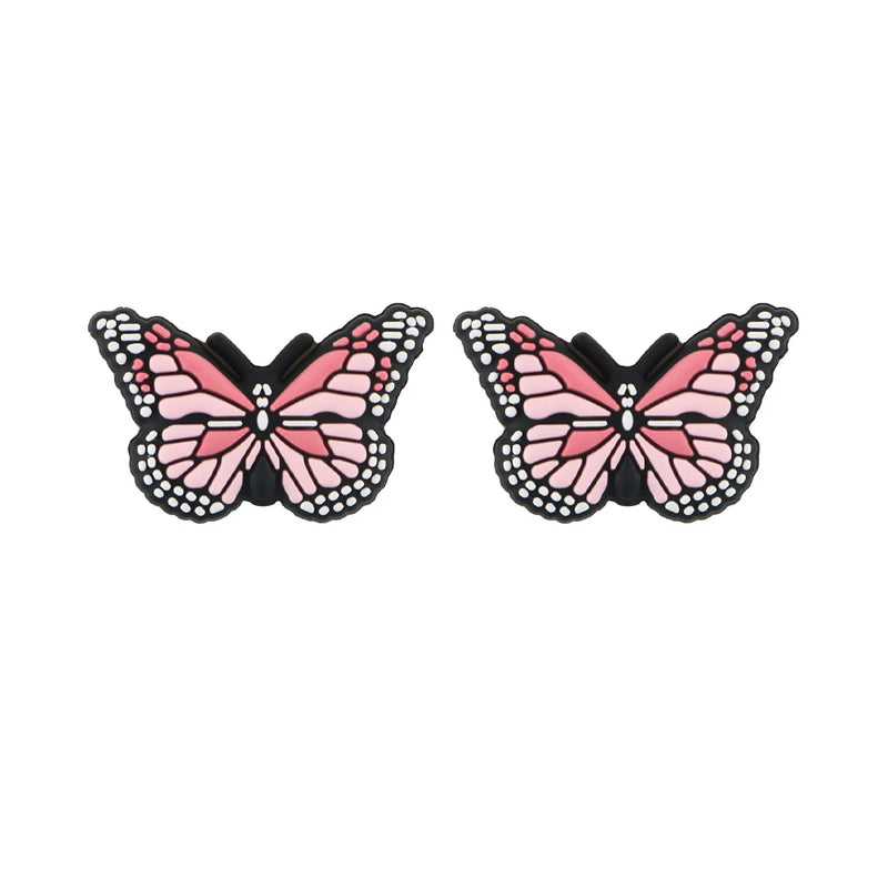 Cartoon Butterfly Bow Tie Silicone Beads for Jewelry Making DIY