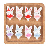 Cartoon Rabbit Love Chocolate Silicone Beads Nursing Chewing DIY