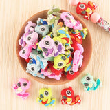 Silicone Cartoon Cattle Parrot Food Nursing DIY Pacifier Chain Jewelry