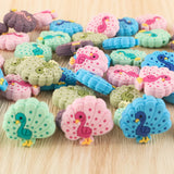 Silicone Cartoon Cattle Parrot Food Nursing DIY Pacifier Chain Jewelry