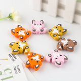 Silicone Beads for DIY Jewelry Making - Owl, Flower, Hat Cake Design - 5/10Pcs