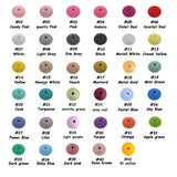12mm Pearl Silicone Lentil Beads for Jewelry Making DIY Bracelet Necklace