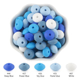 Silicone Lentil Beads 12mm Abacus DIY Jewelry Making