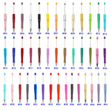 5pcs Plastic Bead Pen Ink Ballpoint Pens DIY Personalized for Jewelry Making
