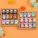 Kovict Animal Silicone Beads Mini Rabbit Deer Panda DIY Jewelry