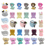 Animal Silicone Beads for DIY Jewelry Making, 5/10pcs