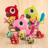 Kovict Parrot Peacock Silicone Beads For Jewelry DIY Accessories