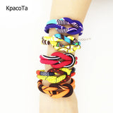 Boho Charm Bracelet, Ankara Fabric Bangles, Ethnic Cloth Bracelets