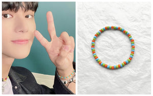 ATEEZ Wooyoung Beads Bracelet Atiny Fans Jewelry Bangle