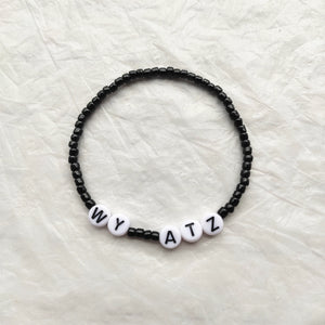Kpop ATEEZ Wooyoung Bracelet ATINY Fan Bangle Beads Collection