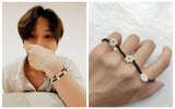 Kpop ATEEZ Wooyoung Bracelet ATINY Fan Bangle Beads Collection