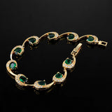 Kpop Accessories Bracelet Year For Women Transparent CZ Zircon Charm Metal