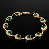 Kpop Accessories Bracelet Year For Women Transparent CZ Zircon Charm Metal