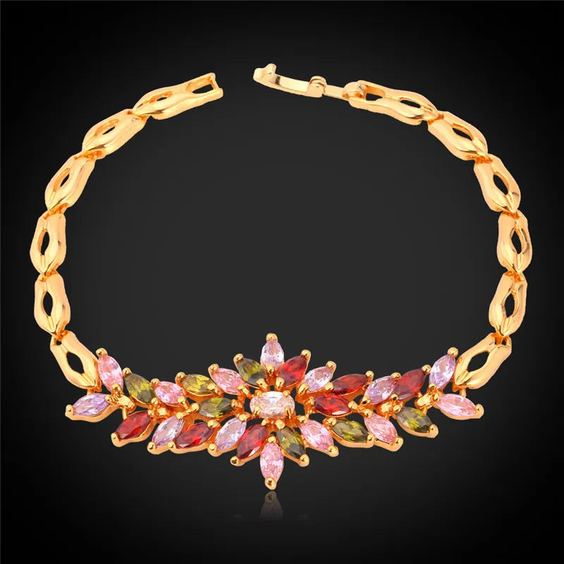 CZ Chain Bracelet for Women High Jewelry H947
