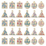 Kpop Geometric Pendant Charm for DIY Earring Keychain Necklace