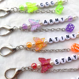 Kpop Fairy Bangtan Colorful Dice Beads Y2k Keychain SKZ TXT Custom