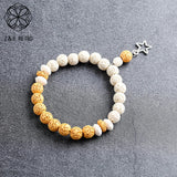 Kpop Nature Stone Bracelets Cuff Jewelry Stranger Things Year
