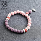 Kpop Nature Stone Bracelets Cuff Jewelry Stranger Things Year