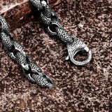 Kpop Snake Pattern Bracelet for Men Jewelry Gift
