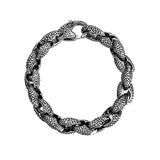 Kpop Snake Pattern Bracelet for Men Jewelry Gift