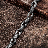 Kpop Snake Pattern Bracelet for Men Jewelry Gift