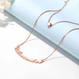 Personalized Heart Necklace for Women