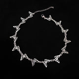 Kpop Heart Choker Necklace For Women Goth Collar Jewelry