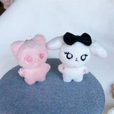Kpop Idol Ningning Giselle Plush Doll Key Ring Key Chains Bag Pendant