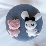 Kpop Idol Ningning Giselle Plush Doll Key Ring Key Chains Bag Pendant