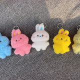 Kpop Idol NWJNS Bunini Doll Keyring Plush Key Chains Rabbit Pendant