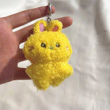 Kpop Idol NWJNS Bunini Doll Keyring Plush Key Chains Rabbit Pendant