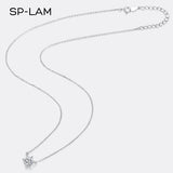 Kpop Young Girls Moissanite Necklace Jewelry Chains Collier Femme