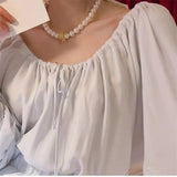 Kpop Goth Harajuku Animal Pearl Necklace Duck Ladybug Cartoon Choker