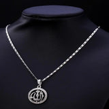 Islamic Allah Pendant Choker Necklace Muslim Jewelry Gift