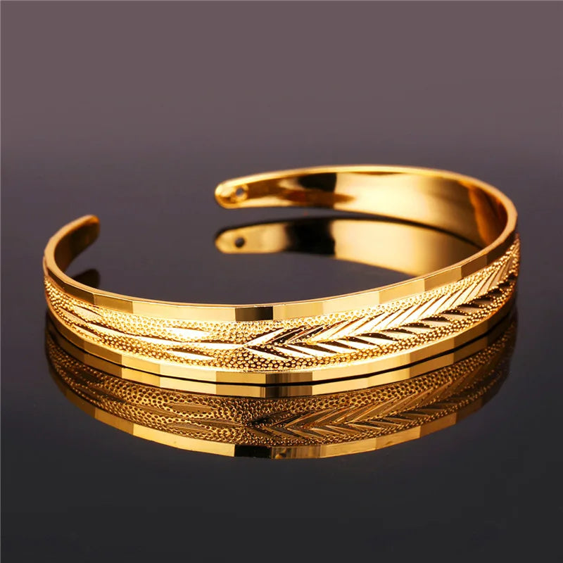 Vintage Cuff Bracelets High Bangle Gift Jewelry For Women