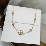 Kpop Zircon Star Chain Bracelet Fine Jewelry Gift