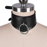 Kpop Popularity Sexy Collar Leash Exotic Rivet O-Ring Choker