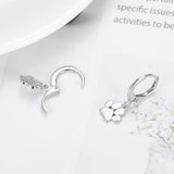 Kpop Set Catkins Dangling 925 Silver Earrings for Women