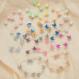 Kpop Zircon Butterfly Earcuff, Wedding Jewelry
