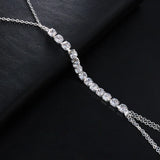 Kpop Rhinestone Multilayer Body Chain Stainless Steel Jewelry For Women