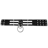 Kpop Style Harness Sexy Necklace For Women Leather Neck Chain Choker Pendant