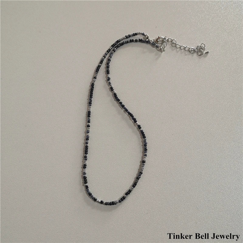 Vintage Goth Butterfly Heart Necklace Y2K Harajuku Jewelry